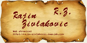 Rajin Zivlaković vizit kartica
